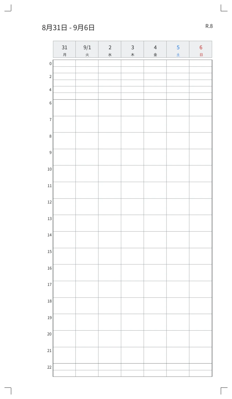 Weekly, vertical